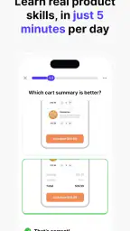 Uxcel: Learn UX design, PM, AI screenshot