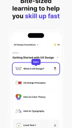 Uxcel: Learn UX design, PM, AI screenshot