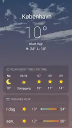 Vejr screenshot