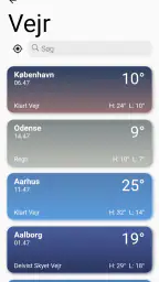 Vejr screenshot