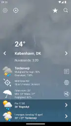 Vejr Danmark XL PRO screenshot