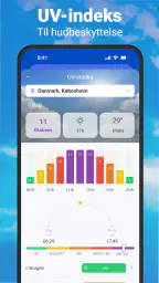 Vejr og regnradar med prognose screenshot