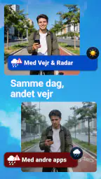 Vejr og regnradar med prognose screenshot