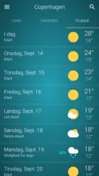 Vejret Danmark screenshot