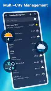 Vejret - Nøjagtigt vejr App screenshot