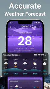 Vejret - Vejrudsigtsapp screenshot