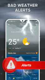 Vejrudsigt, Live Vejr screenshot