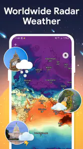 Vejrudsigt - Radar og widgets screenshot