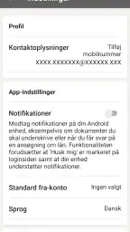 Vestjysk Bank screenshot