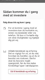 Vestjysk Bank screenshot