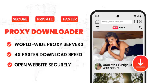 Video Downloader Proxy Browser screenshot