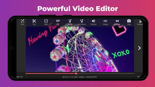 Video Editor & Maker AndroVid screenshot