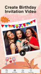 Video Invitation Studio E-kort screenshot