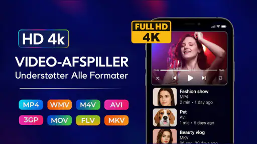 Video- og musikafspiller screenshot