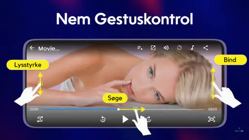 Video- og musikafspiller screenshot