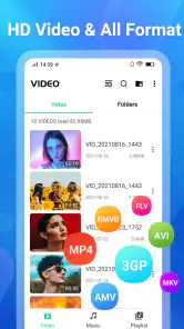 Videoafspiller alle formater screenshot