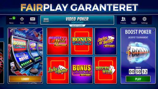 Videopoker fra Pokerist screenshot