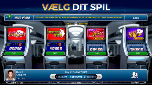 Videopoker fra Pokerist screenshot