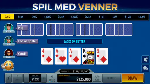 Videopoker fra Pokerist screenshot