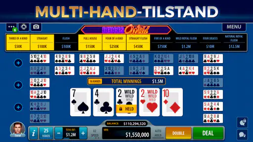 Videopoker fra Pokerist screenshot