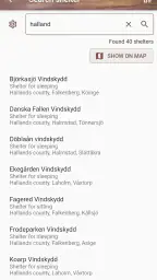 Vindskyddskartan (Shelter Map) screenshot