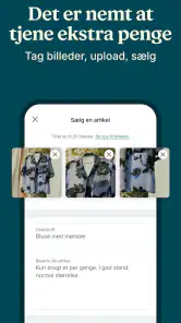 Vinted: pre-loved markedsplads screenshot