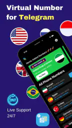 Virtual Number for Telegram screenshot
