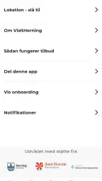 VisitHerning Explore screenshot