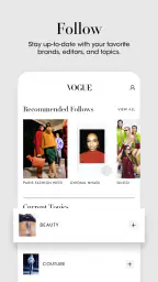 Vogue screenshot