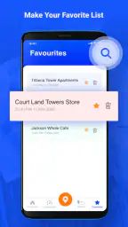 Voice GPS, kørselsvejledning screenshot