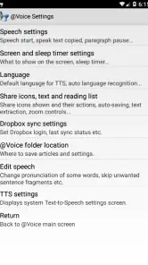 @Voice: Text to Speech Reader screenshot