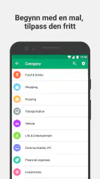 Wallet - Budsjett Tracker screenshot