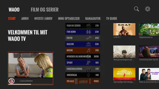 Waoo Smart TV screenshot