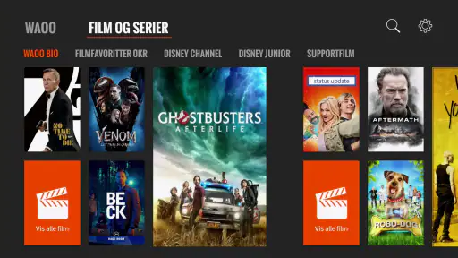 Waoo Smart TV screenshot