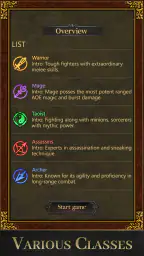 Warriors and Adventure screenshot
