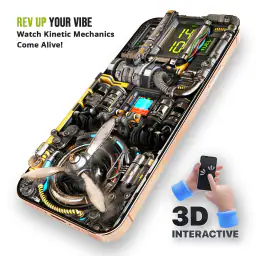 Wave Live Wallpapers Maker 3D screenshot