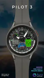 WB PILOT 3 Animated Watch Face screenshot