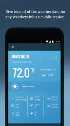 WeatherLink screenshot