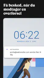 WeTransfer: Filoverførsel screenshot