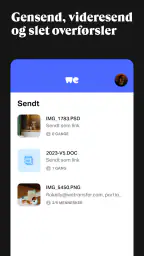 WeTransfer: Filoverførsel screenshot