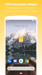 Widget: Sunrise & Sunset Times screenshot