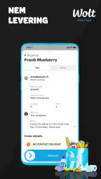 Wolt kurérpartner screenshot