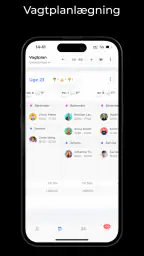 Workfeed - Vagtplan screenshot