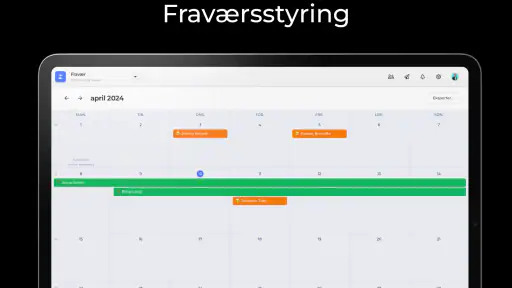 Workfeed - Vagtplan screenshot