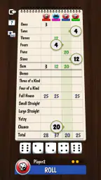 Yatzy Multiplayer Dice Game screenshot