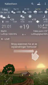YoWindow Vejret - Ubegrænset screenshot
