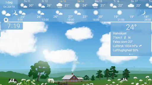 YoWindow Vejret - Ubegrænset screenshot