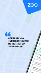 Zeo ruteplanlægger screenshot