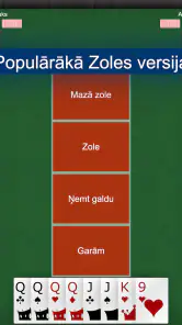 Zole kāršu spēle: RaccoonZole screenshot