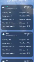 9Weather: Wettervorhersage screenshot